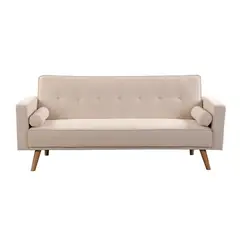 PAZART MUEBLES - SOFÁ CAMA FUTÓN LUCIE BEIGE CLARO