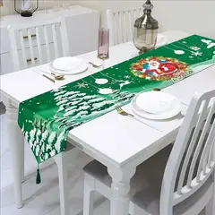 CASATEX - Camino de Mesa Navideño 33x180 cm PAPA NOEL Nº3