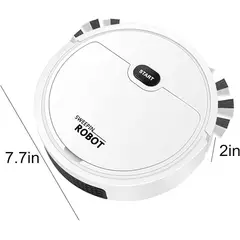 GENERICO - Robot Aspirador Barredor 3 en 1 Smart Sweep Aspirador Ultravioleta