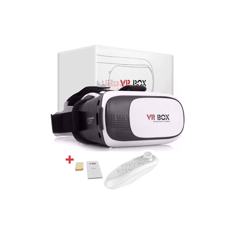 Lentes De Realidad Virtual Vr Box 360° Control Vr Bluetooth