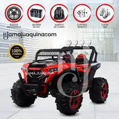 KING - Carro a Batería 4x4 «VOLTRON» Todo Terreno Red