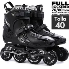 SLM - Patines Freestyle Full Rockered Professional Skates Talla 40