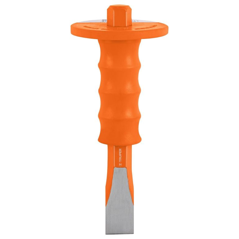 Cincel Plana 1 x 8" con grip ergonómico antivibración,