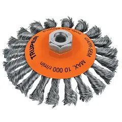 TRUPER - Cepillo metálico Carda tipo plato cónico 5