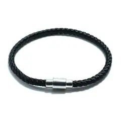 KAST PE - Pulsera minimalista para hombre con imán 23cm - Negro