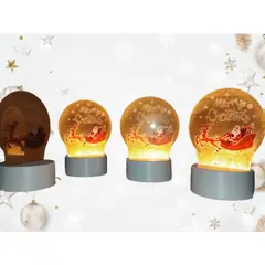 GENERICO - Lamparas Navideñas Decorativas con Luz Led