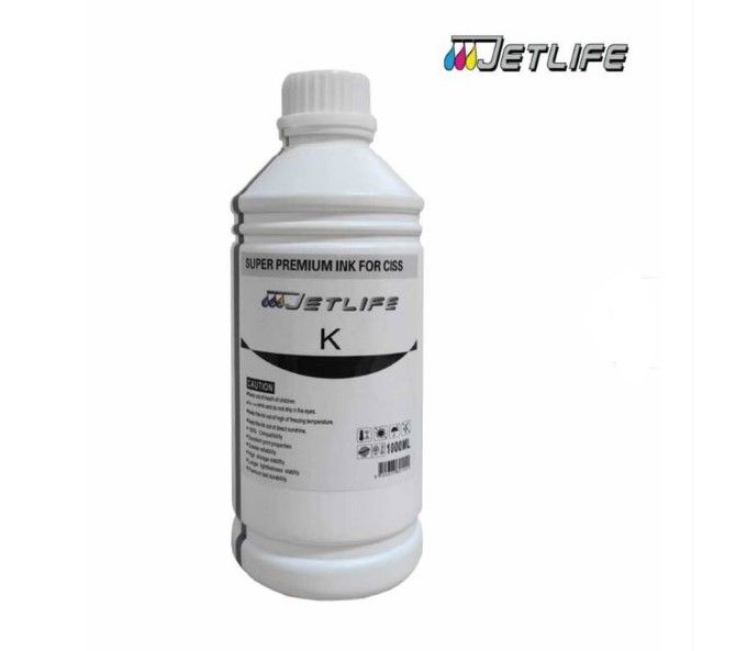 Tinta Super Premium Ink For Ciss 1Lt Negro Bk