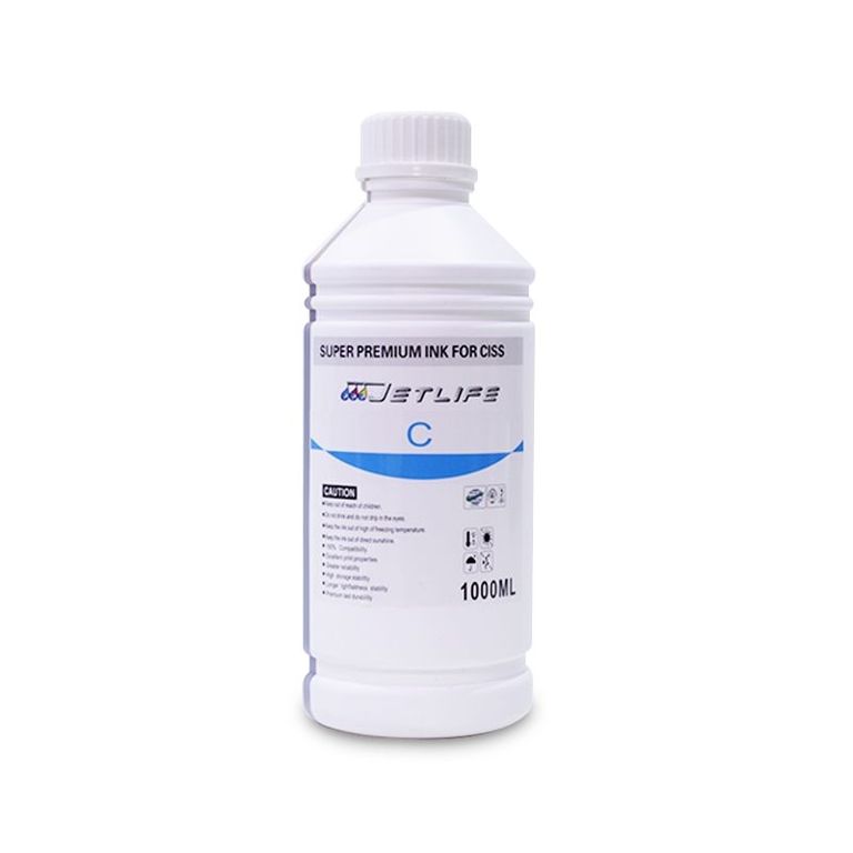 Tinta Para Impresora Super Premiun Ink For Ciss 1Lt Azul