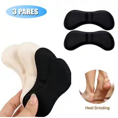 GENERICO - Almohadilla Protector De Talón Antiampolla para Zapatos, 3 PARES