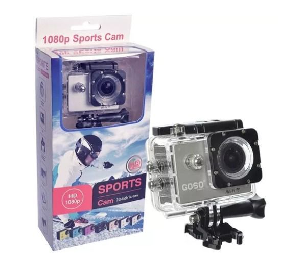Camara Tipo Go Pro Sport Cam Acuáticas 1080 P Full Hd