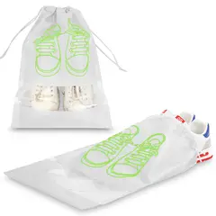 KELLER - Bolsa Organizador Protector de Zapatos para Viaje Blanco BZ3