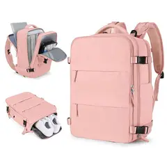 GENERICO - Mochila Viajera de Cabina Premium Rosado