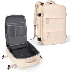 GENERICO - Mochila Viajera de Cabina Premium Beige