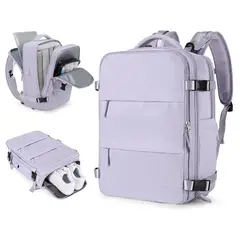 GENERICO - Mochila Viajera de Cabina Premium Morado