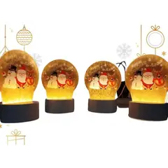 GENERICO - Lamparas Navideñas Decorativas con Luz Led