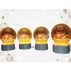 GENERICO - Lamparas Navideñas Decorativas con Luz Led