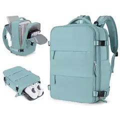 GENERICO - Mochila Viajera de Cabina Premium Verde Claro