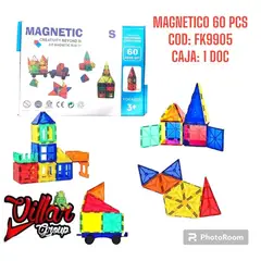 GENERICO - Baldosas Magneticas 60 pcs
