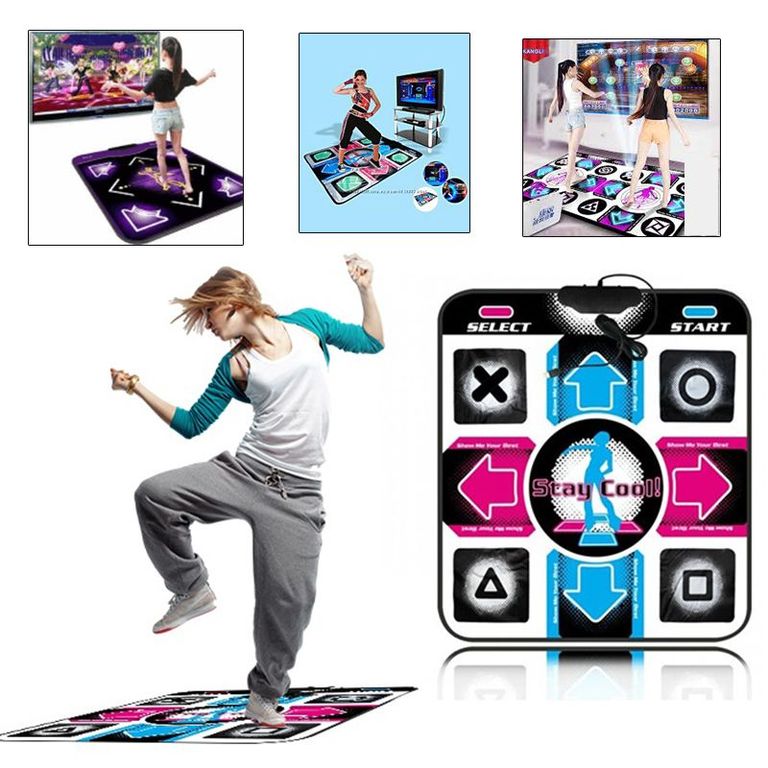 Alfombra de Baile Pista con Entrada USB para PC Laptop y PS2