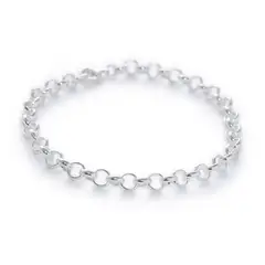AMBAR JOYERIA - Pulsera de Plata 925 Rolito 5 Silver