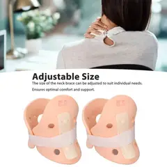 GENERICO - Medical Collares Cuello Cervical Ajustable para Proteger