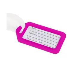 GENERICO - Etiqueta tag identificador equipaje maleta mochila viaje x2