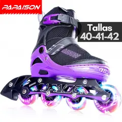 PAPAISON - Patines Inline Skates - MOD 306 - PR - Tallas 40-41-42