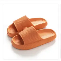 AURELA - CloudSlides™ - Sandalias Pantuflas Cómodas y Ligeras 44-45 Naranja