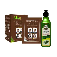 NEVADA NATURAL PRODUCTS - Shampoo Romero Crecepelo y Shampoo Musa Pinta Canas Marrón