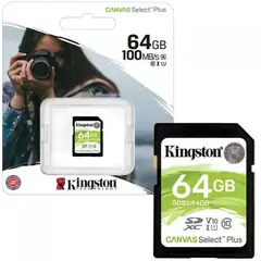 KINGSTON - MEMORIA MICRO SD 64GB PARA CAMARA DE VIDEO