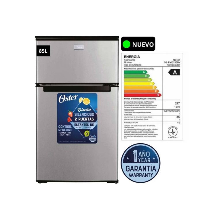 Frigobar 85L OS-PMB233BV Silver