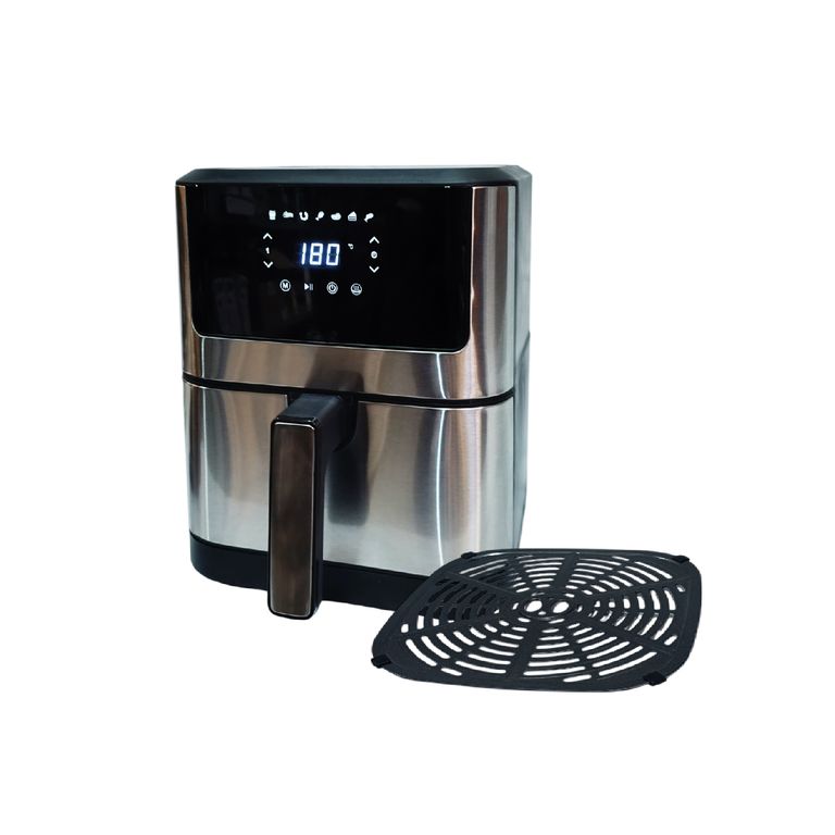 Freidora de Aire Silver Crest 2400 W 6 Litros Negro