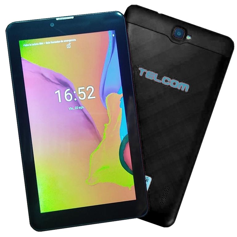 TABLET TELCOM 7 3G 77EM TECLADO INALAMBRICO 16GB ANDROID 11- NEGRO