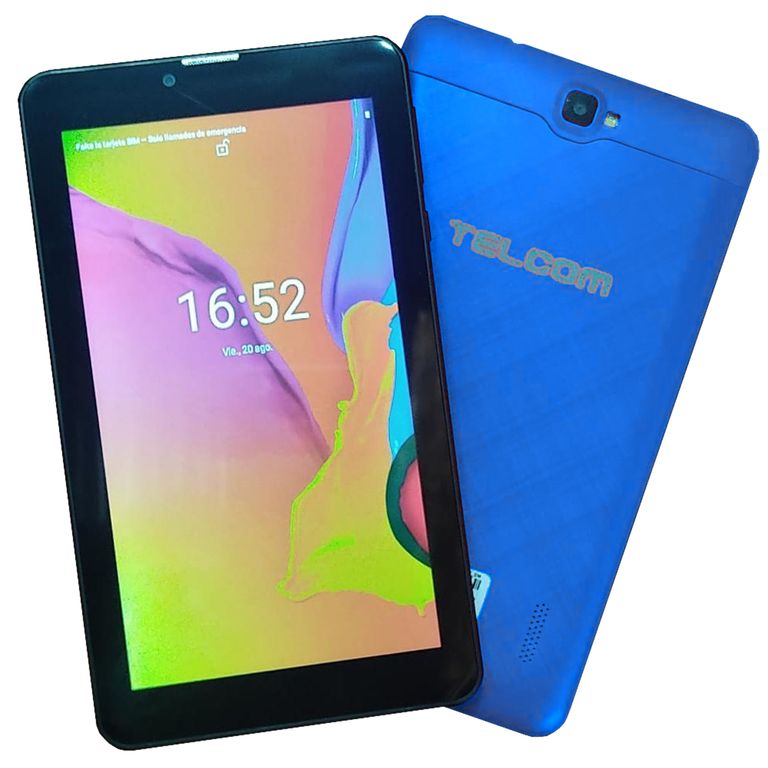 TABLET TELCOM 7 3G 77EM TECLADO INALAMBRICO 16GB ANDROID 11- AZUL