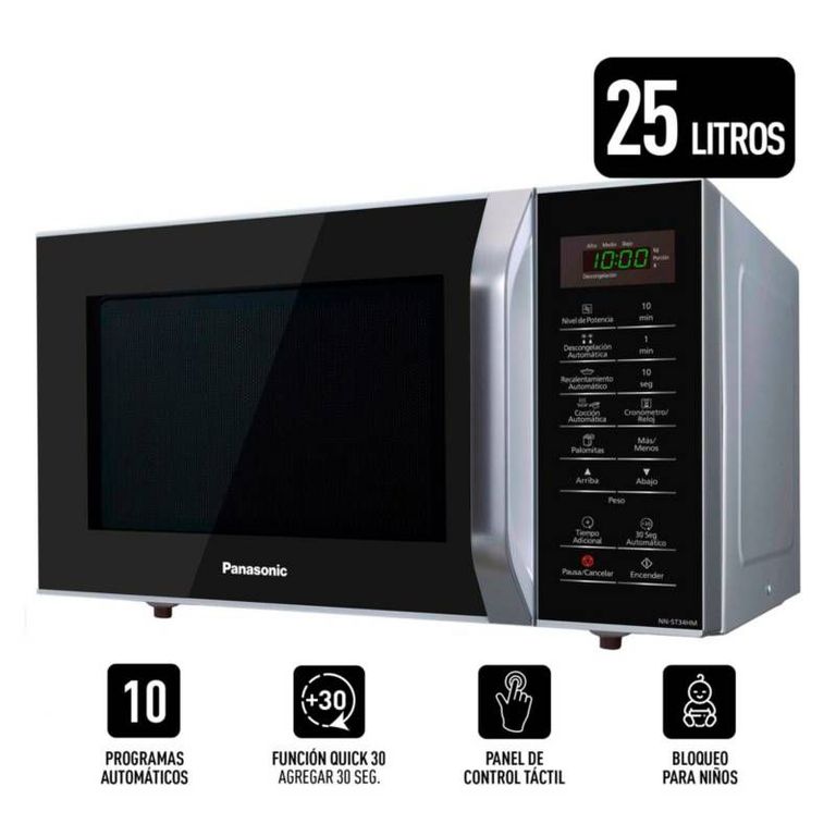 Microondas NN-SB34HMRPK Negro 25L.