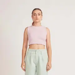 COTTON'S JEANS - Top Manga Cero Cottons Jeans Karo