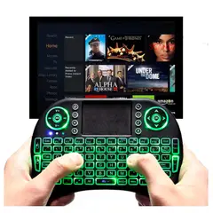 GENERICO - Mini Teclado Inalambrico Para PC TV ANDROID TV BOX Iluminado