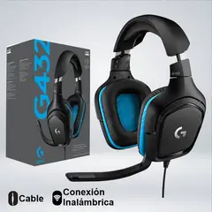LOGITECH - AUDIFONO GAMER G432 SONIDO SURROUND MULTIPLATAFORMA