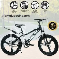 VELOX - Bicicleta Deportiva Aro 20 «VELOZ» para Niños Black