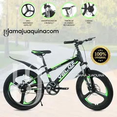 VELOX - Bicicleta Deportiva Aro 20 «VELOZ» para Niños Green