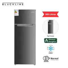 BLACKLINE - Código: 122968953 Refrigeradora Inox 205 Litros Frost 2PN