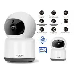 ASTROM - Cámara IP Sentimel AST5080 cobertura 360º Full HD sirena de emergencia