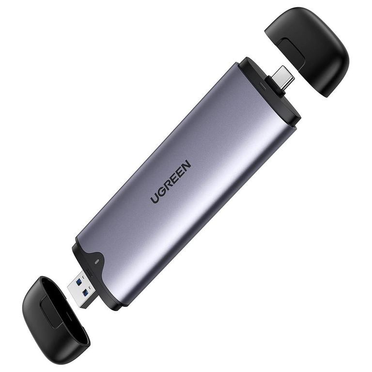 Carcasa Dual SSD NVMe M.2 USB-C y USB-A 2242/2280 CM353 70532