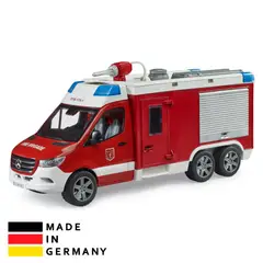BRUDER - Juguete Camión Bombero Emergencias Luces y Agua 02680