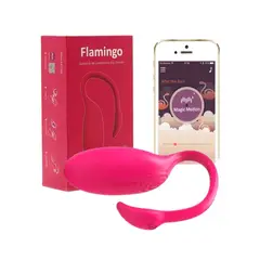 GENERICO - VIBRADOR EGG MAGIC FLAMINGO SE CONTROLA CON LA VOZ