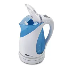 IMACO - Hervidor de Plástico Eléctrico 17L KE2004 Blanco Azul