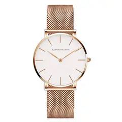 HANNAH MARTIN - RELOJ MUJER METAL ORO ROSA