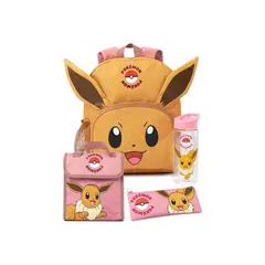 POKEMON - MOCHILA EEVEE SET COMPLETO CON TOMATODO