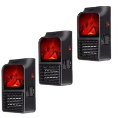 FLAME HEATER - Calefactor 1000w 03 Unidad