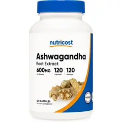 NUTRICOST - Ashwagandha Raíz 120 Cápsulas